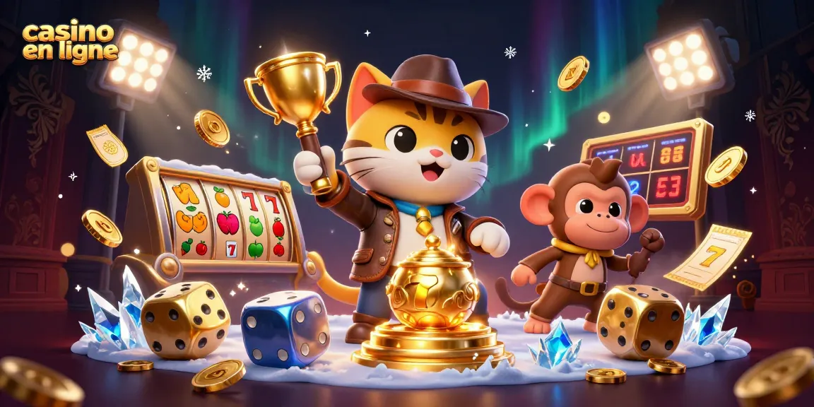 Découvrez une aventure passionnante dans le casino en ligne avec un chat explorateur et des trésors dorés.