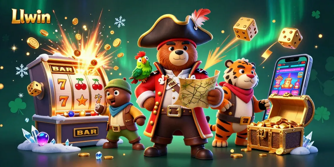 Engage with Llwin's vibrant slot scene bursting with treasures and winning opportunities.