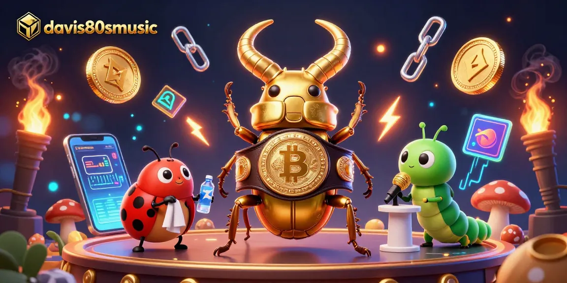 Engage with davis80smusic's vibrant crypto casino scene featuring characters and digital elements.