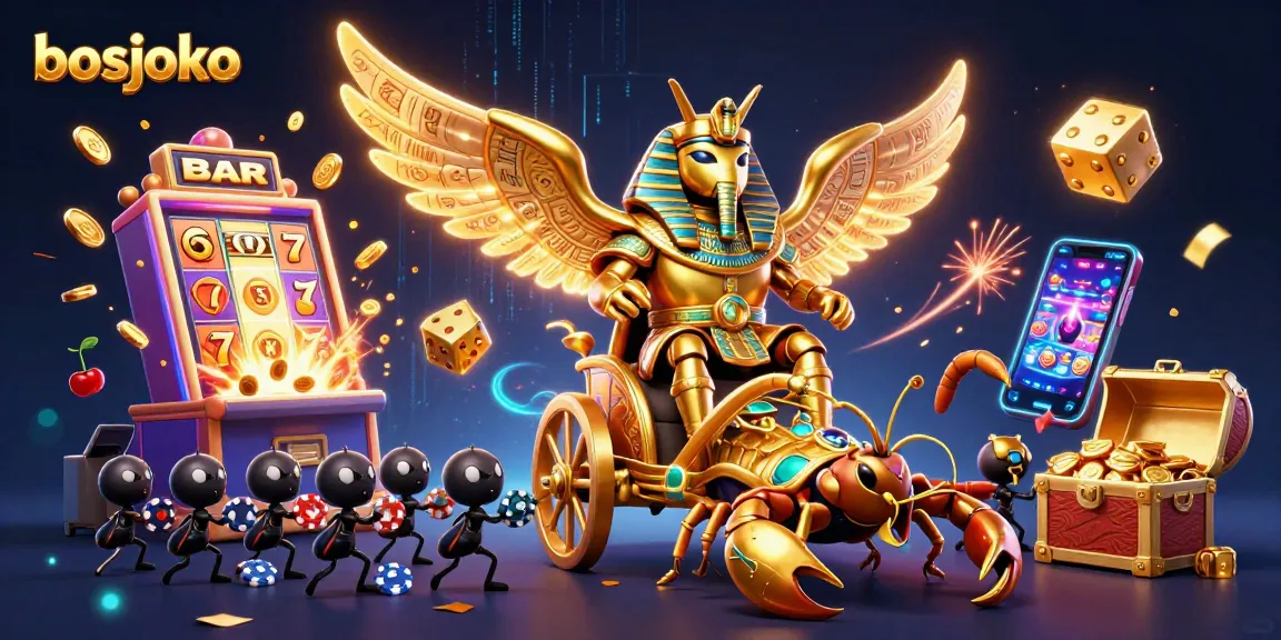 Raih kemenangan berlimpah di bosjoko dengan simbol jackpot dan mesin slot yang memukau.