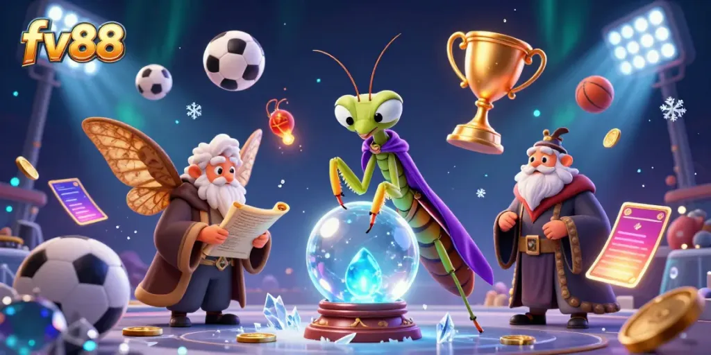 Experience thrilling gameplay at fv88 with dynamic sports betting elements and fortune-telling characters.